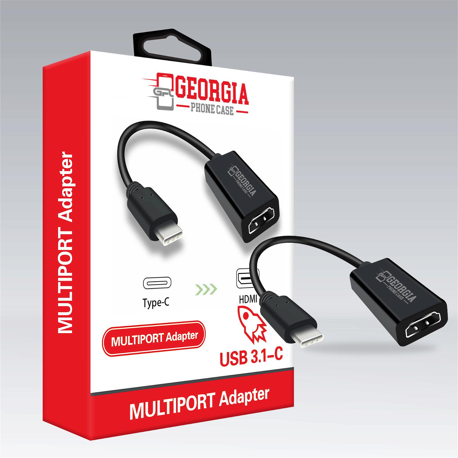 D342 – USB-C Type C to HDMI Adapter USB 3.1 Cable For MHL Android