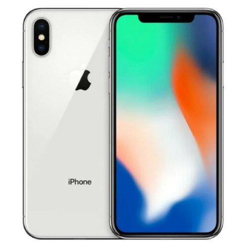 D95004 – Pre-Owned Grade B Silver Apple iPhone X 5.8 Inch Unlocked CDMA/GSM A1865 64GB – Georgia Pre-Owned Device
